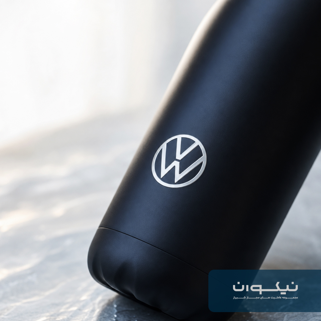 فلاسک استیل ضد زنگ با لوگو فولکس - تصویر 3